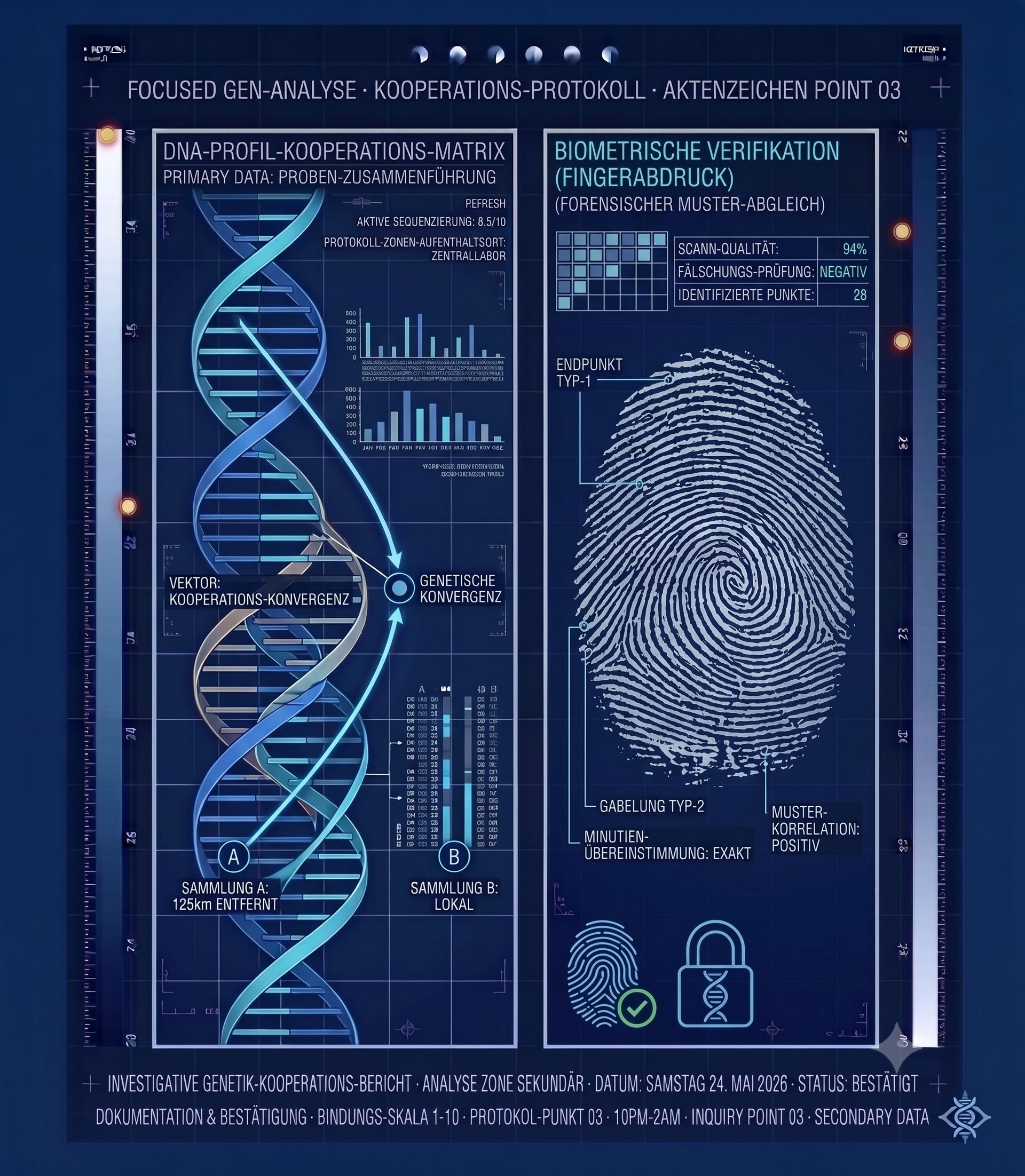 Laborprobe für eine DNA-Analyse